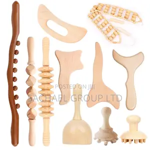 Complete Wooden Massage Roller