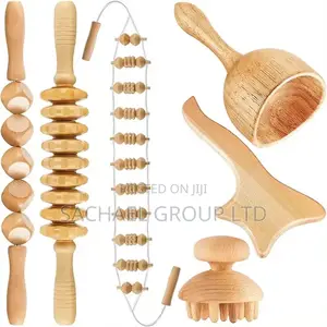 Complete Wooden Massage Roller