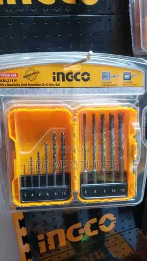 INGCO.11PCS Masonry and 
Hammer Drill Bits Set - AKDL31101