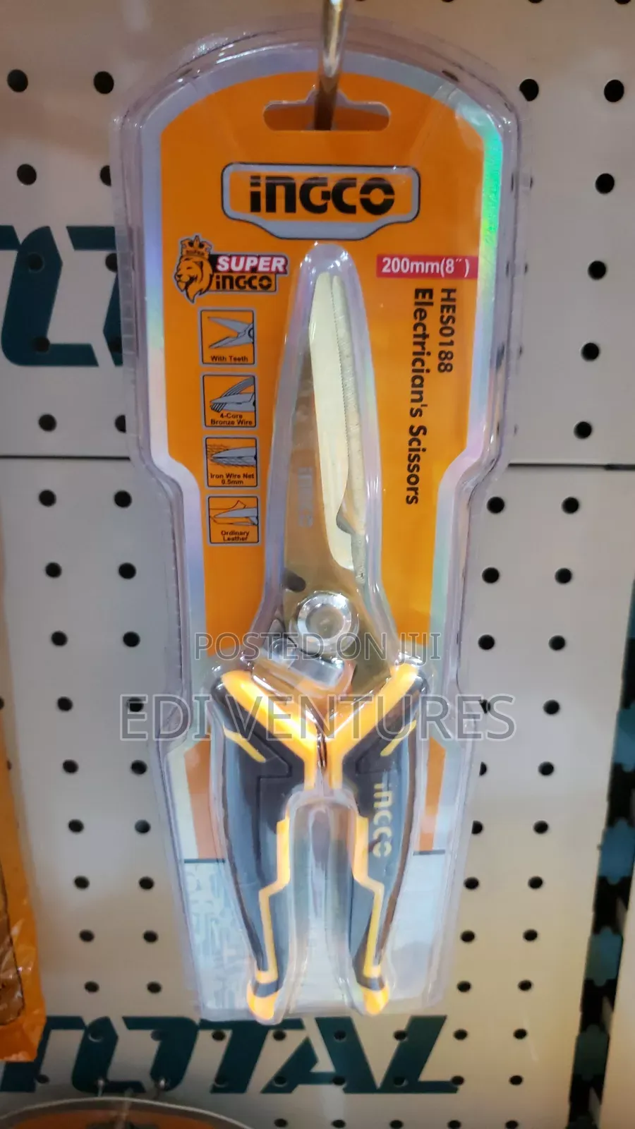 Ingco Electrician's Scissors. Hes0188