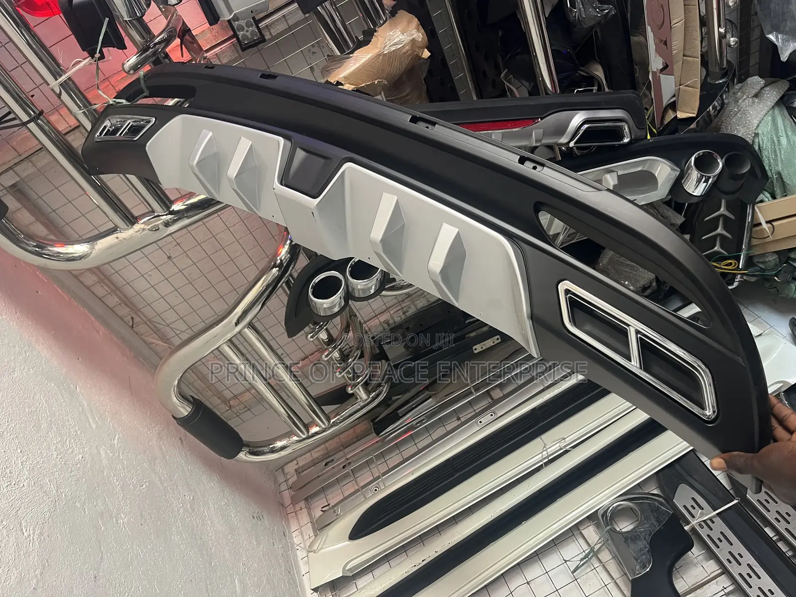 Hyundai Elantra 2012 2013 Back Bumper Diffuser