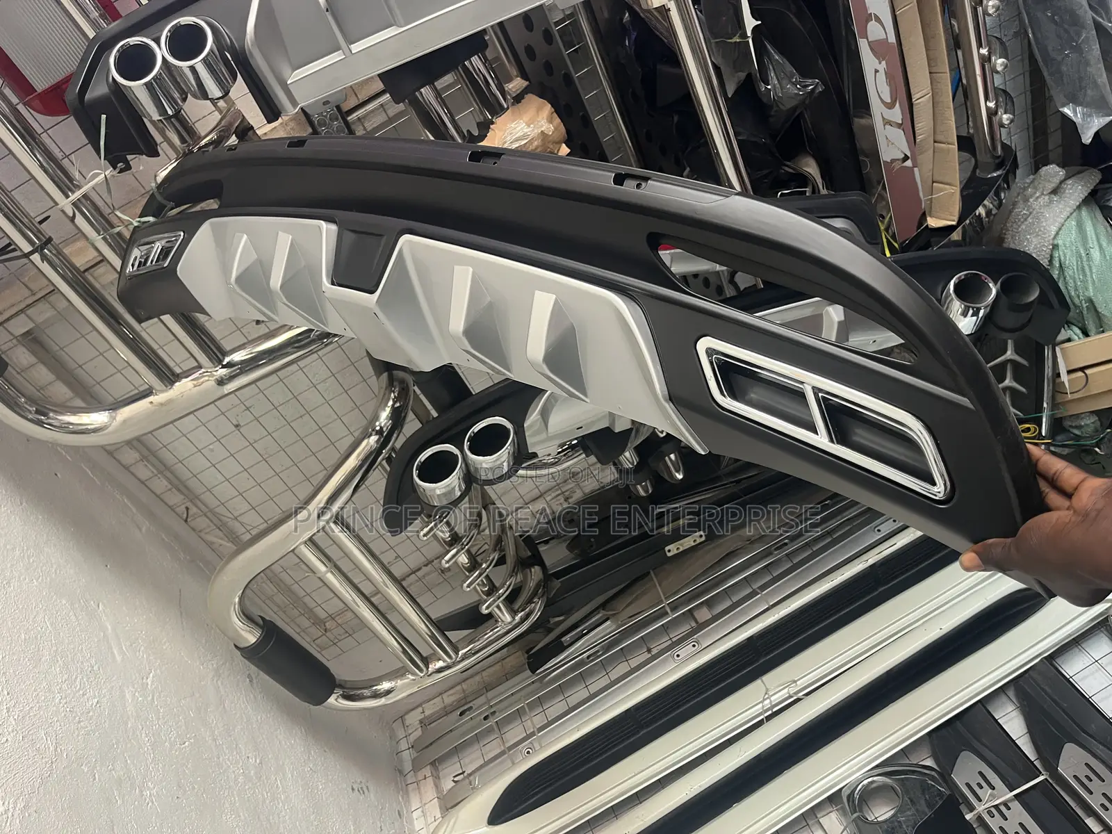 Hyundai Elantra 2012 2013 Back Bumper Diffuser