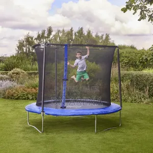 The 8ft Bouncepro Trampoline With Safety Enclosure