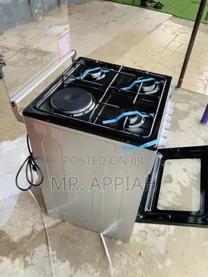 Elegant Volcano Gas Oven 3 Gas + 1 Electric Burner,50x50cm