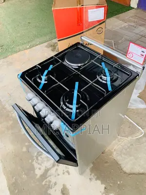 3 Gas and 1 Electric Hot Plate Volcano 50x50(Gray).