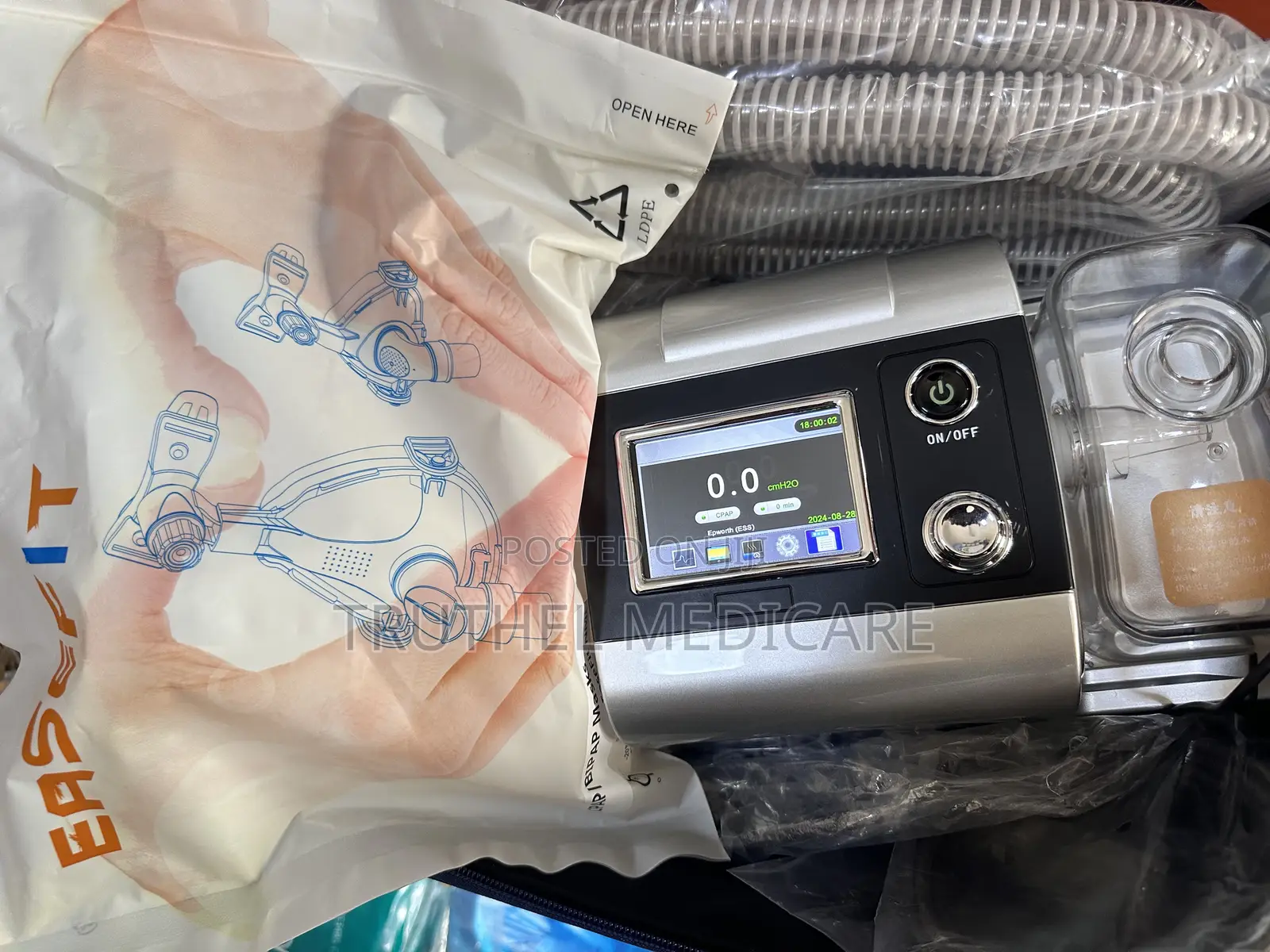 Cpap Breathing Machine (With Full Accessories)