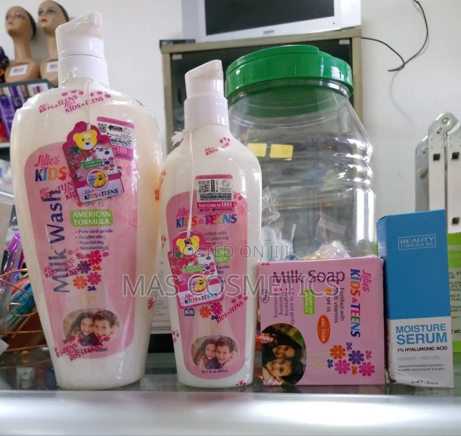 Lilies Kids and Teens Body Wash and Lotion