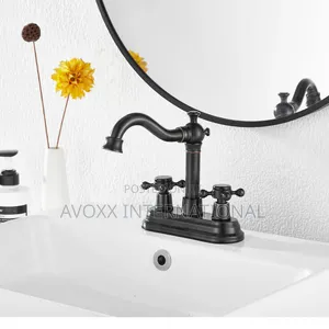 Ggstudy Bathroom Faucet Oil Rubbed Bronze 2 Handles 4"