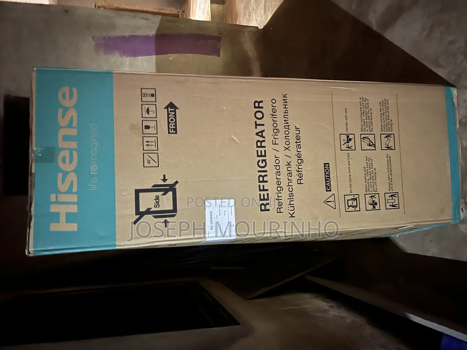 302 Liters Brand New Hisense Fridge Is For