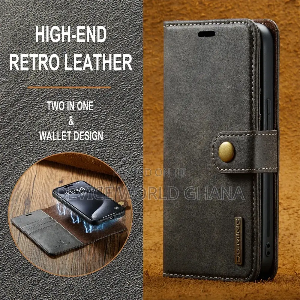Dg Ming Leather Detachable Flip Case 4 iPhone 17promax 17 16pmax 16 15