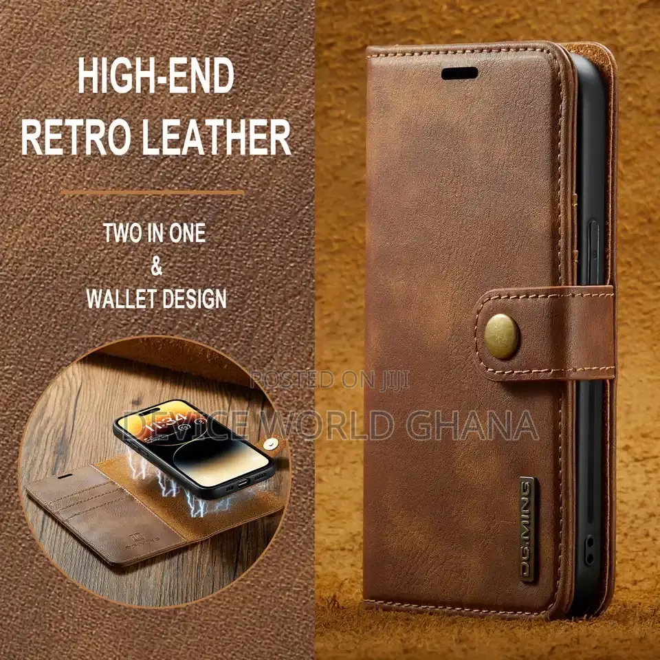Dg Ming Leather Detachable Flip Case 4 iPhone 17promax 17 16pmax 16 15