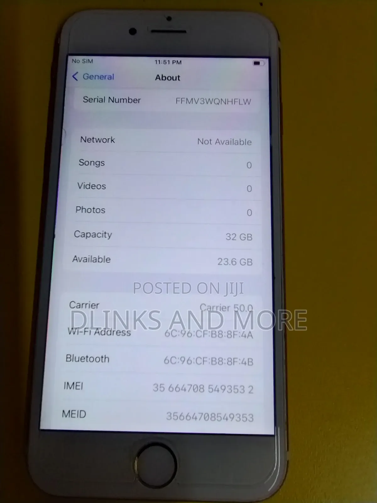 Apple iPhone 6s 32 GB Rose Gold
