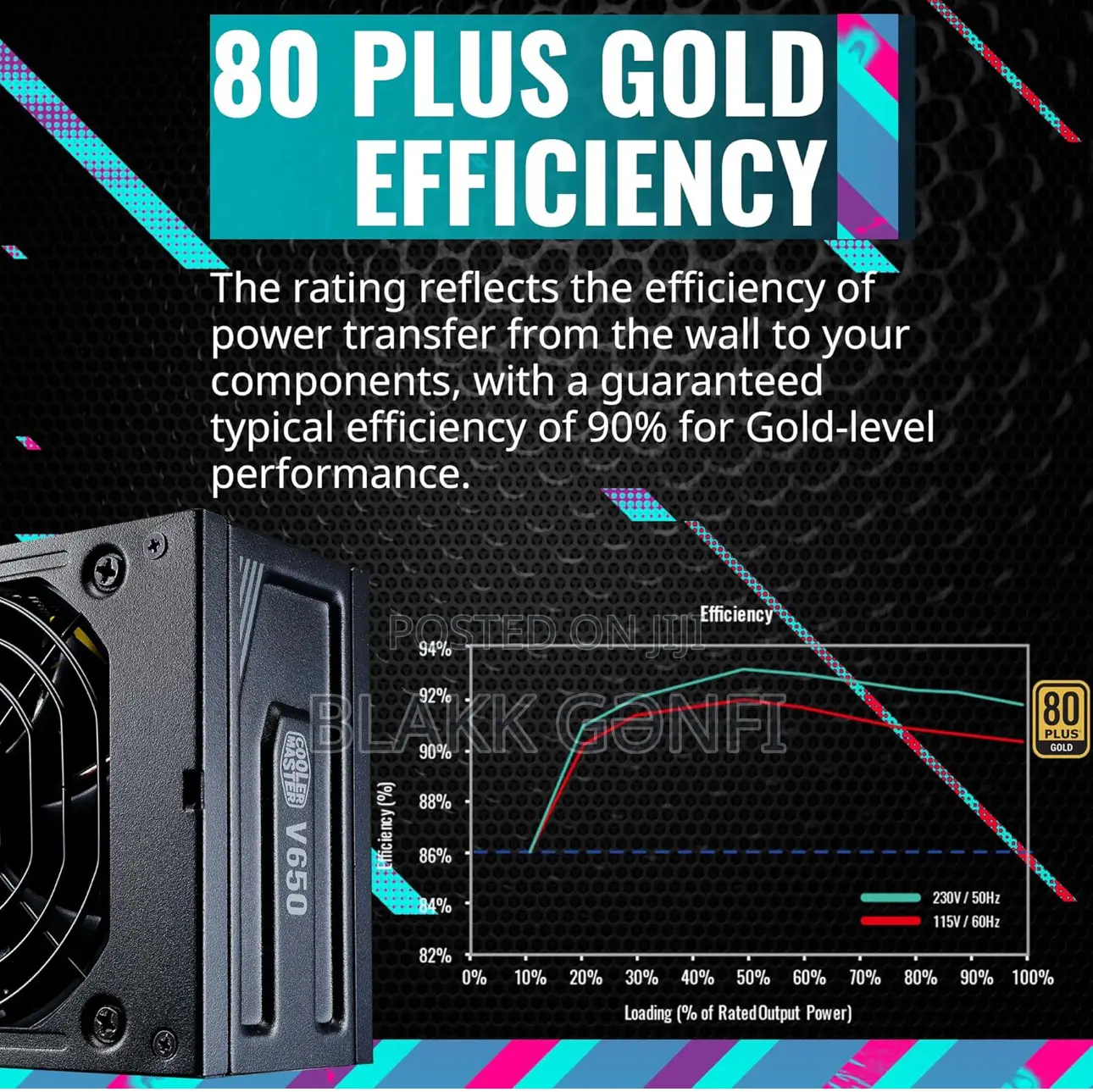 Cooler Master V650 Sfx Gold Modular 650w Power Supply
