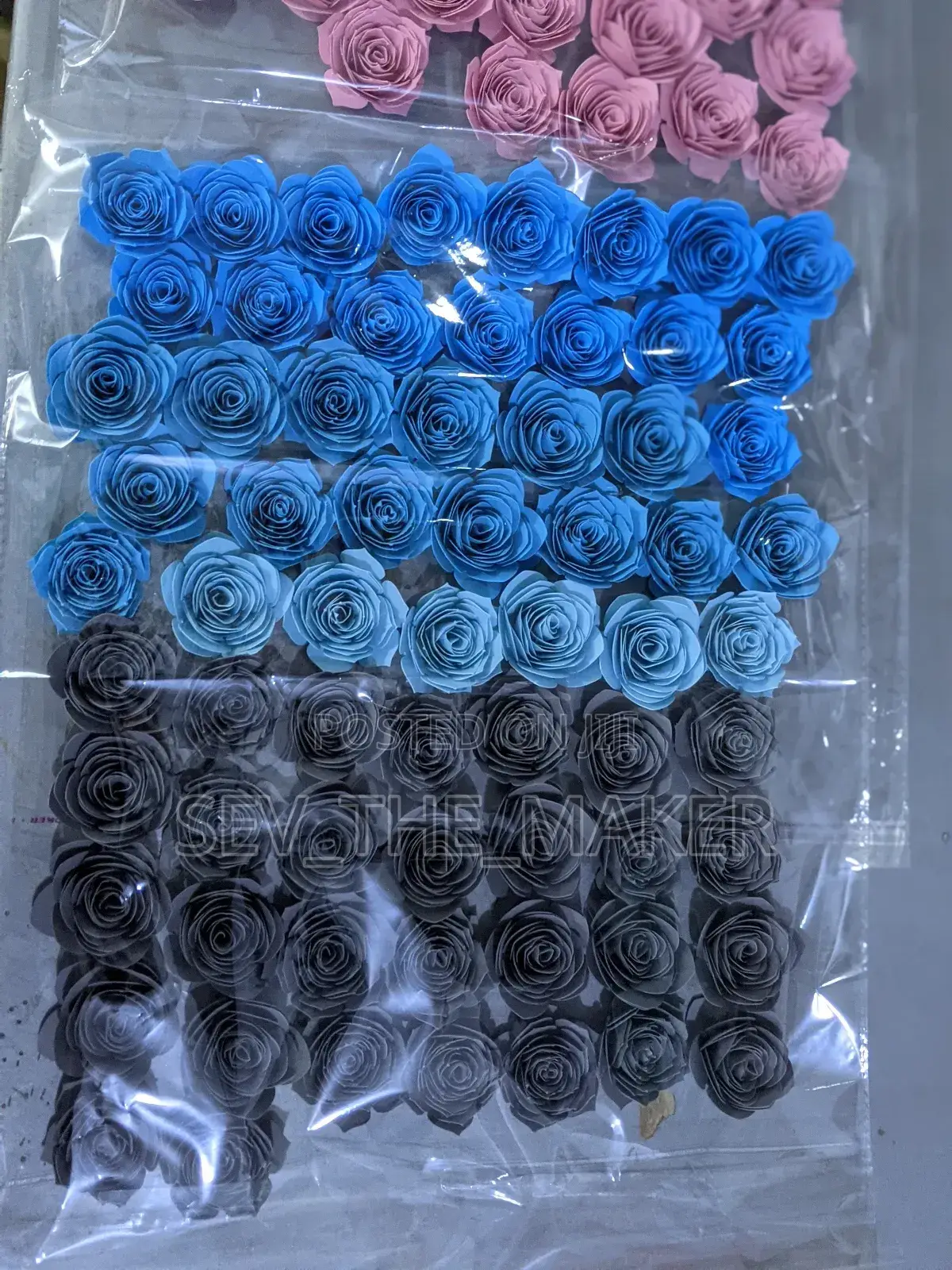 Paper Flowers and Vase Available for a Cool Price