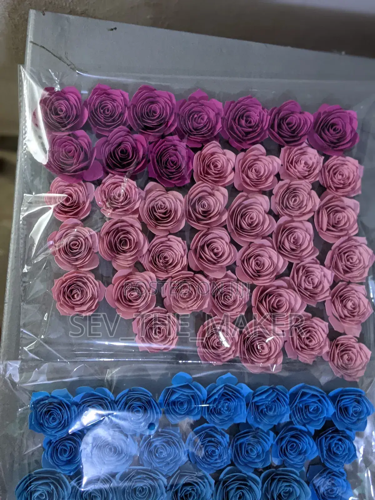 Paper Flowers and Vase Available for a Cool Price