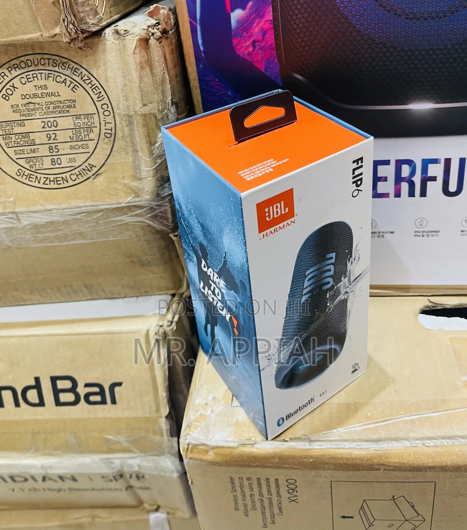 Sealed in Box JBL Flip 6 Wireless Electric Speaker(Blue).