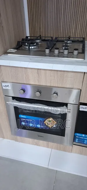 Midea 4 Set 60cm Built in Extractor Hob Microwave Oven New Inbuilt