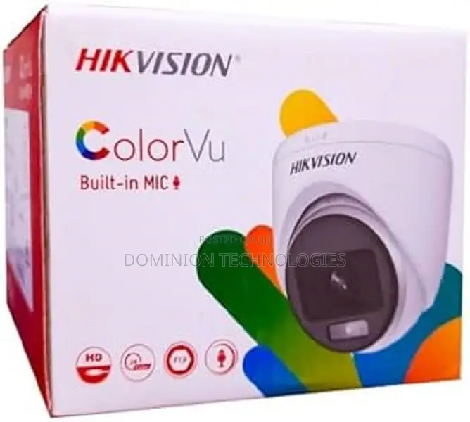 Hikvision DS-2CE70KF0T-LPFS 2.8mm Colorvu Audio Camera