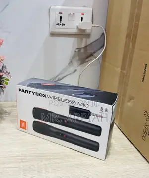 Latest JBL Partybox Wireless Microphone System(Black).