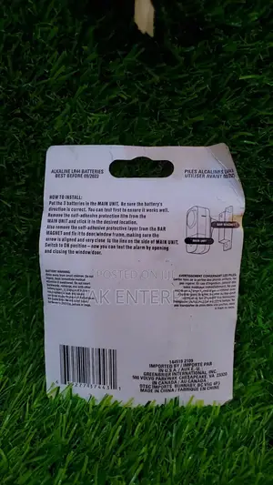 Window and Door Alarm