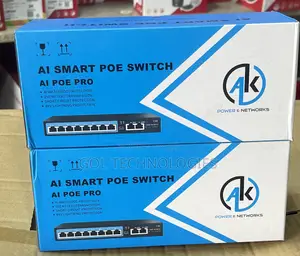 8port AI POE Switch With 2 Uplink Smart POE Switch