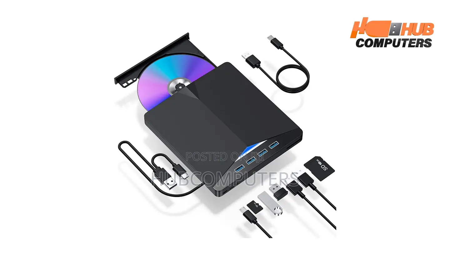 Heatz Rw External DVD Driver 7 in 1 Zy17