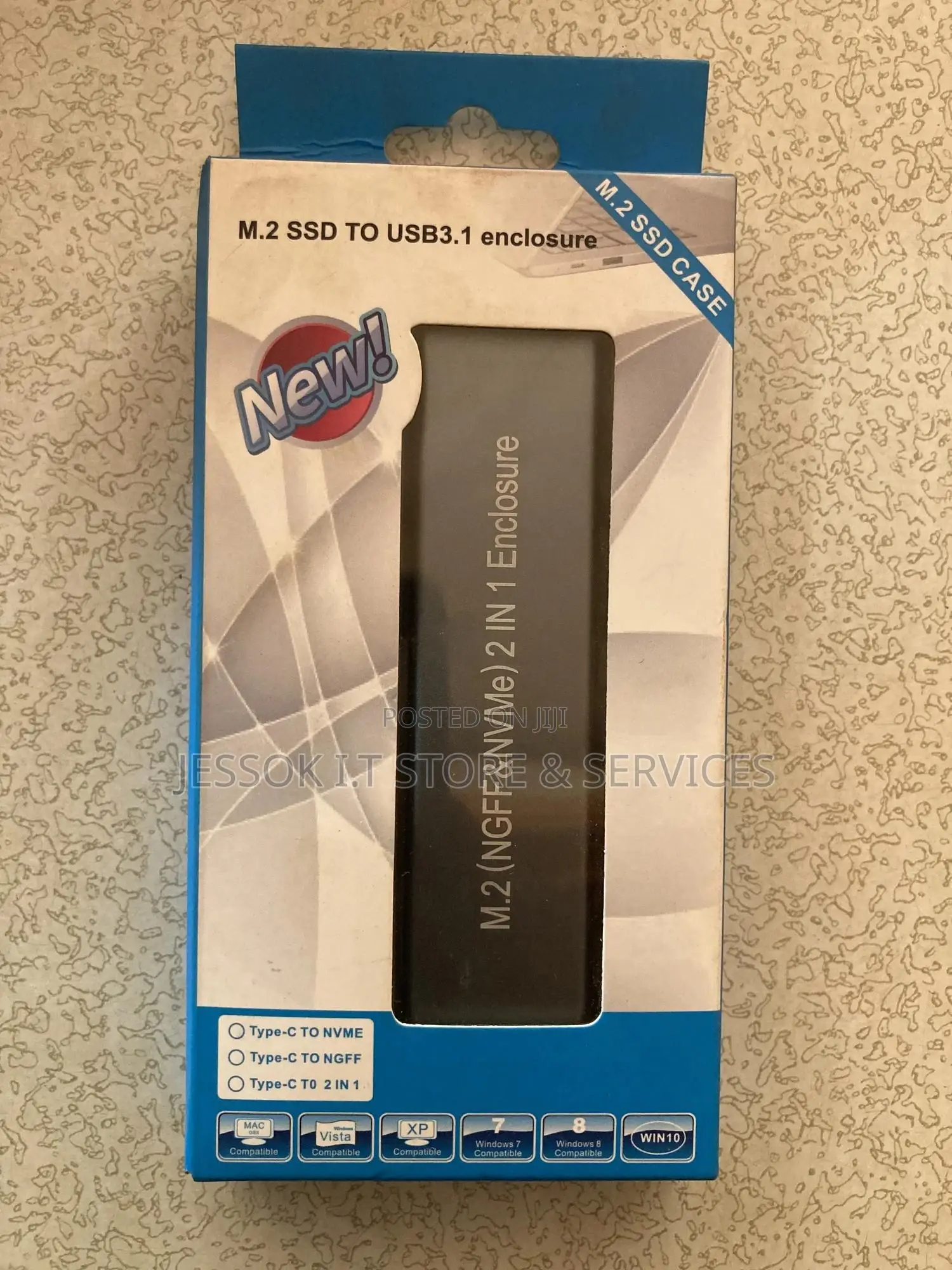 M.2 SSD to 3.0 External Case (Both M.2 Sata and Nvme)