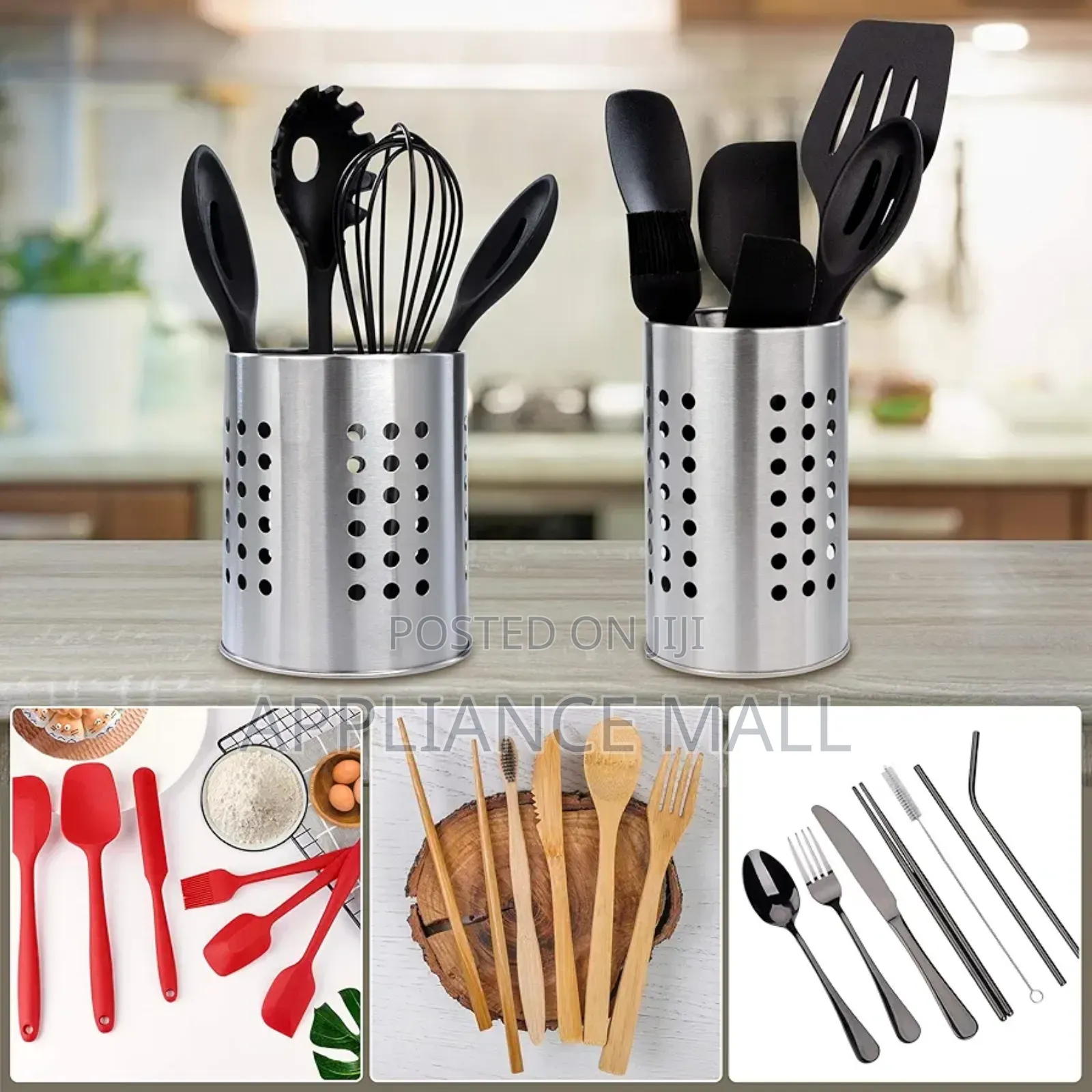 Utensils and Cutlery Holder 2 Pieces
