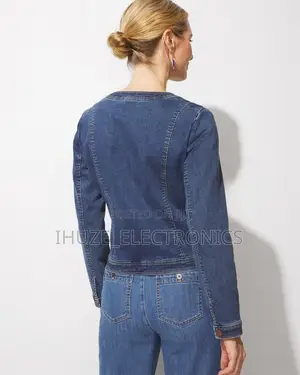 Perfect Stretch Pocket Denim Jacket (From USA)