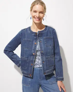 Perfect Stretch Pocket Denim Jacket (From USA)