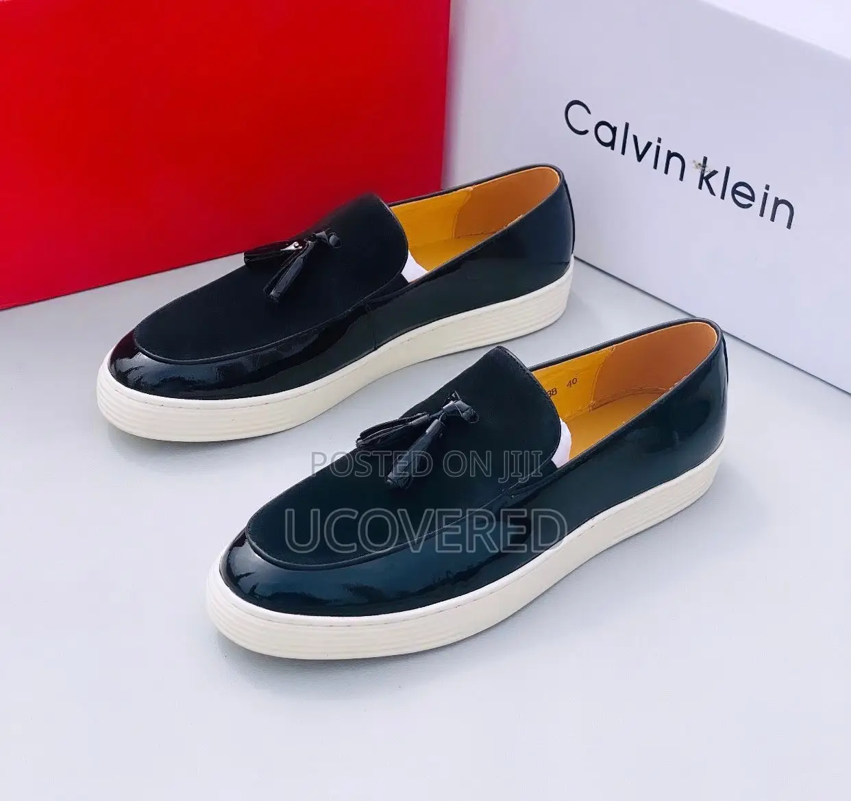Calvin Klein Mirror Suede Shoe