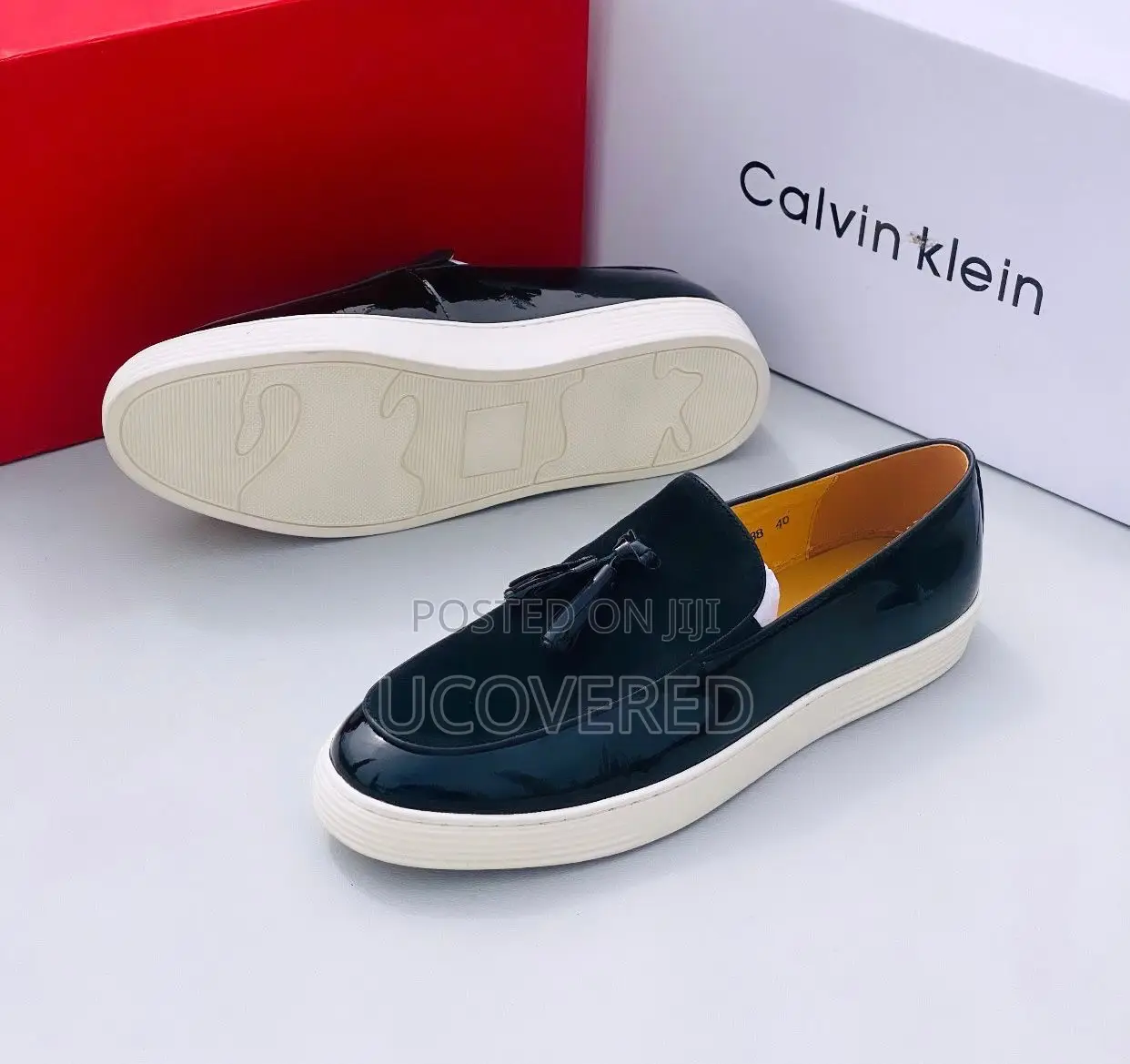 Calvin Klein Mirror Suede Shoe