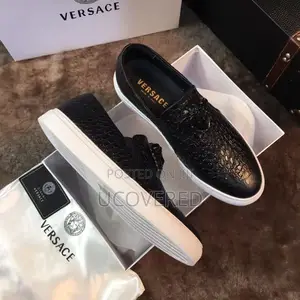 Versace High Quality Leather Shoe