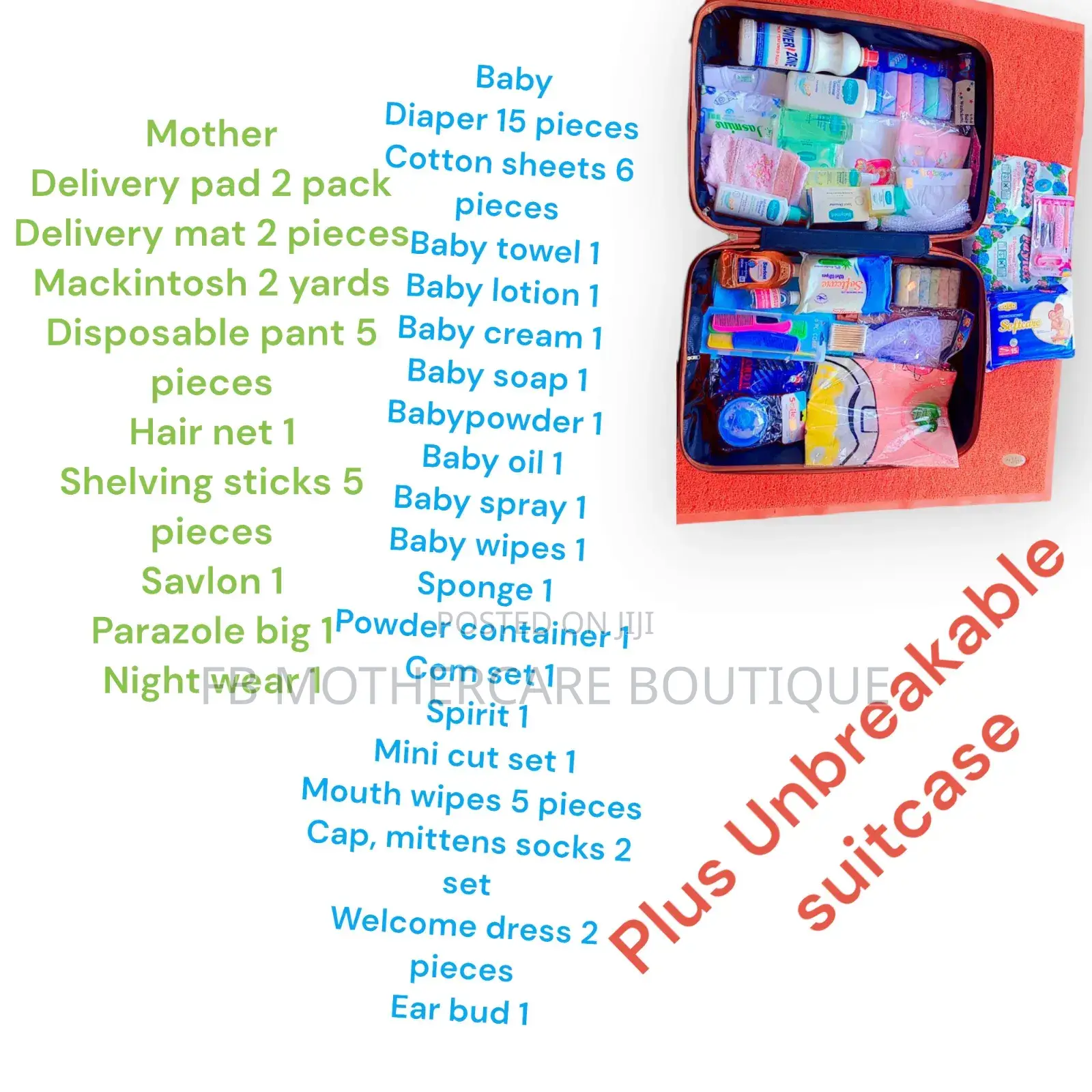 Hospital Delivery Package for Mother and Baby
