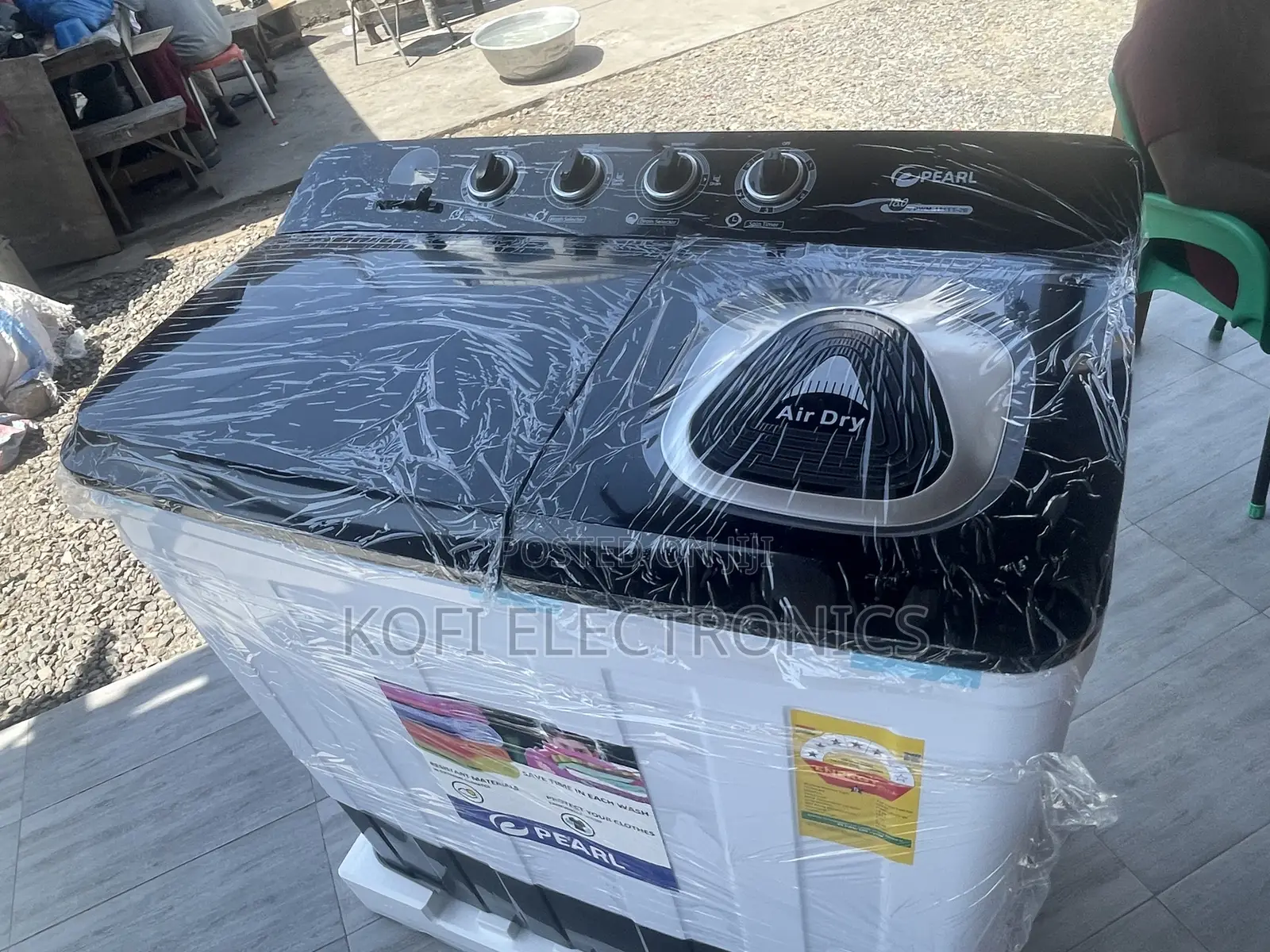 Fast Dewatering Pearl 18KG Twin Tub Washing Machine Semiauto