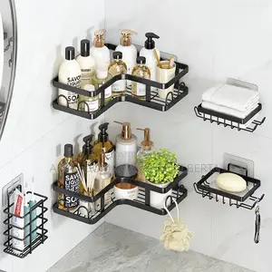 5 Pieces Set Wall Mounted Bathroom Racks