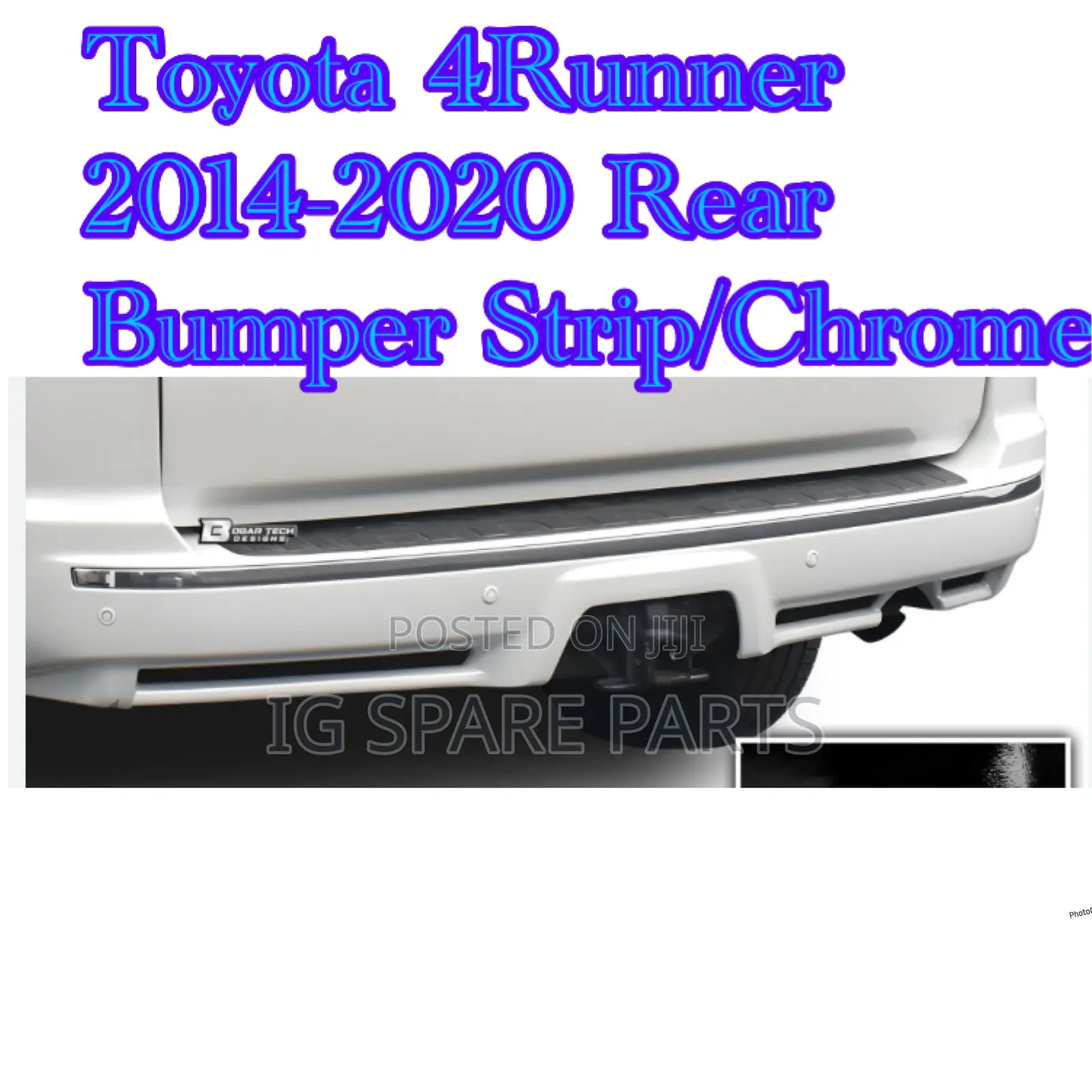 Toyota 4runner 2014-2020 Rear Bumper Strip/Chrome