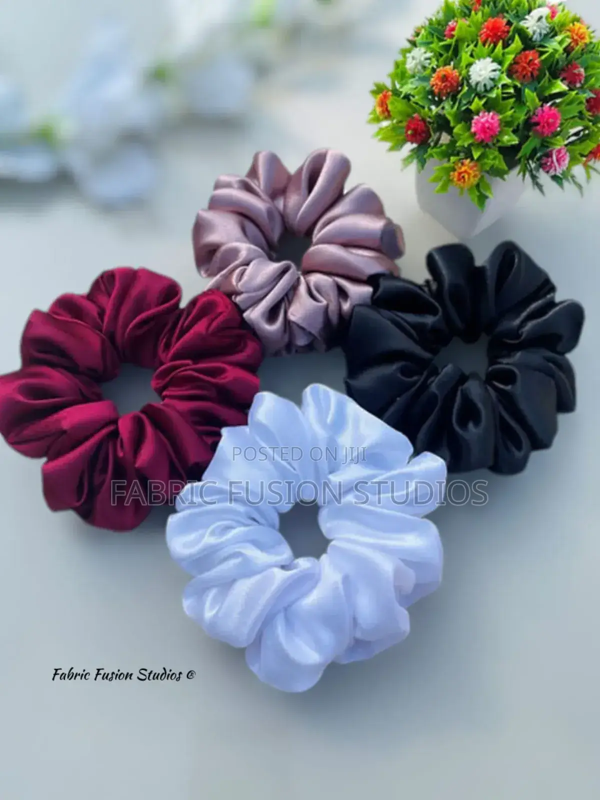 Luxury Silk Scrunchies - Gentle Soft on Your Hair