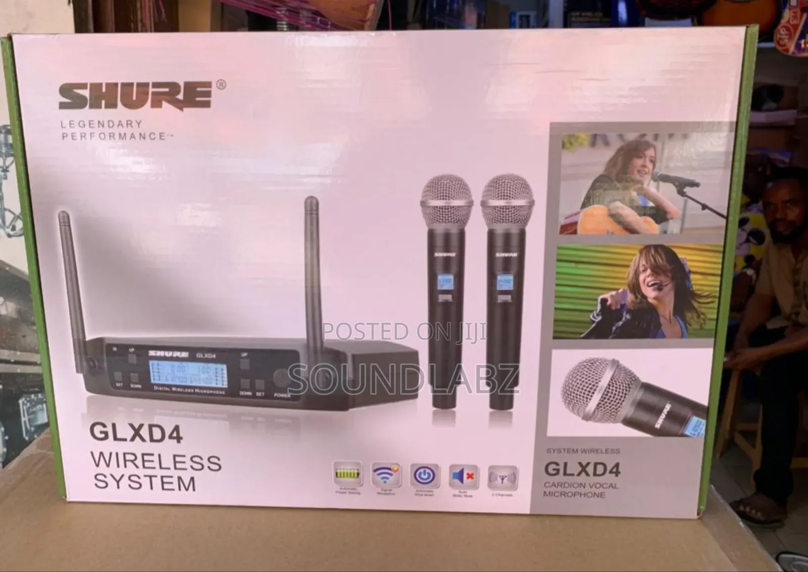 Shure Glxd4 2in1 Digital Wireless Lapel Microphone