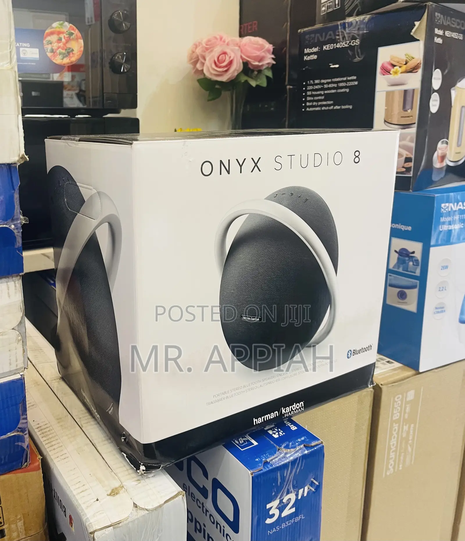 Affordable Onyx 8 Wireless Electric Speaker(150watt)Black