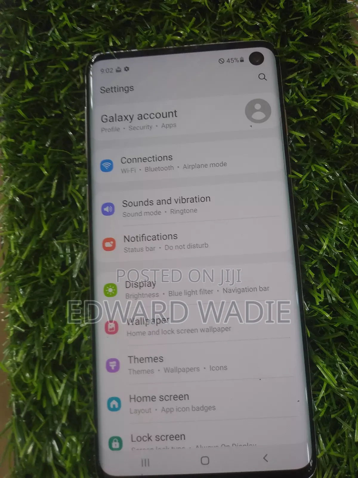 New Samsung Galaxy S10 128 GB Black