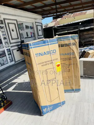 Unique Nasco F2-18fl Double Door Electric Fridge(Silver).