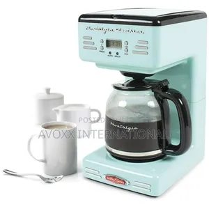 Nostalgia 12-Cup Programmable Coffee Maker W/Led Display