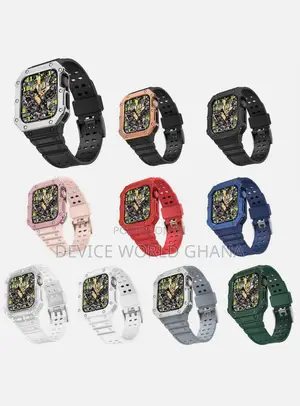 Mes 2in1 Case + Strap For Apple Watch Series 1-9(Not A Watch