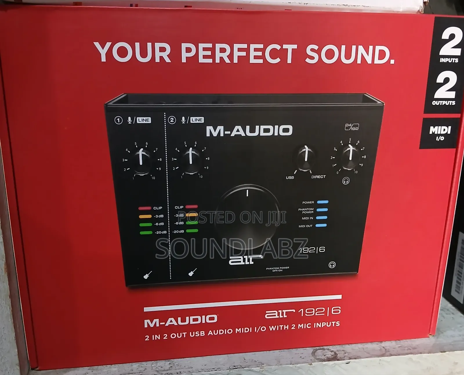 M-Audio AIR 192/6 USB C MIDI Audio Interface