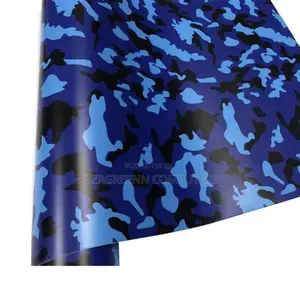 Navy Blue Camouflage Stickers for Laptops