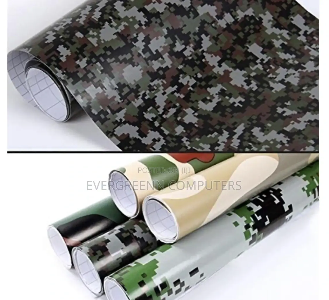 High Quality Camouflage Laptop Stickers