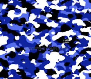 Sea Blue Camouflage Stickers for Laptops