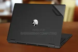 Black Laptop Sticker