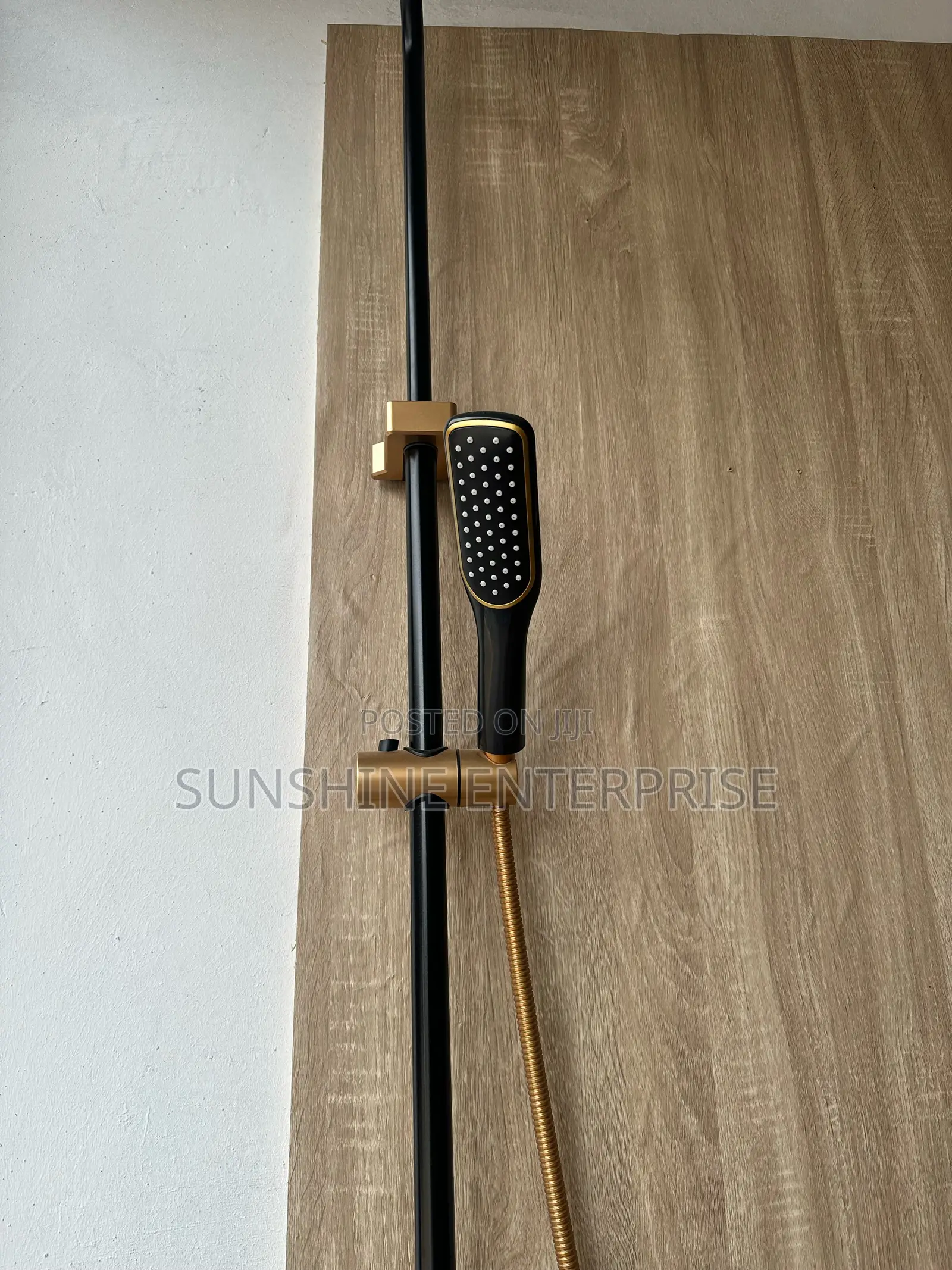 3in1 Bathroom Shower- Black And Gold